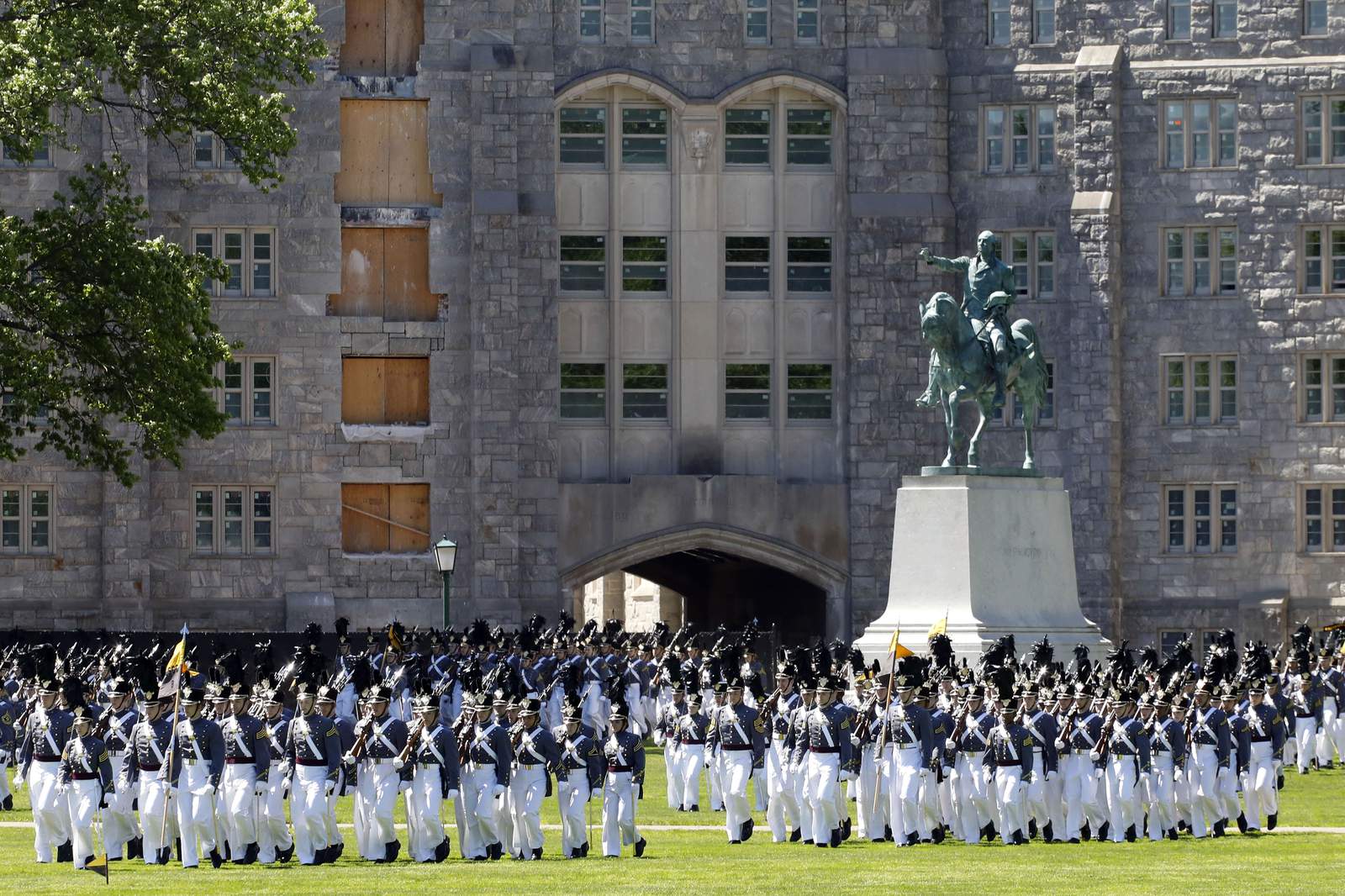 West Point preps for graduation, some in class test positive