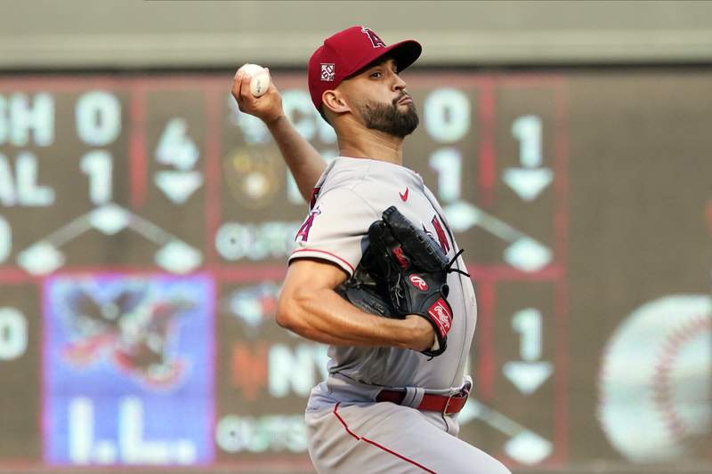 Sandoval has no-hit bid end in 9th; Angels beat Twins 2-1