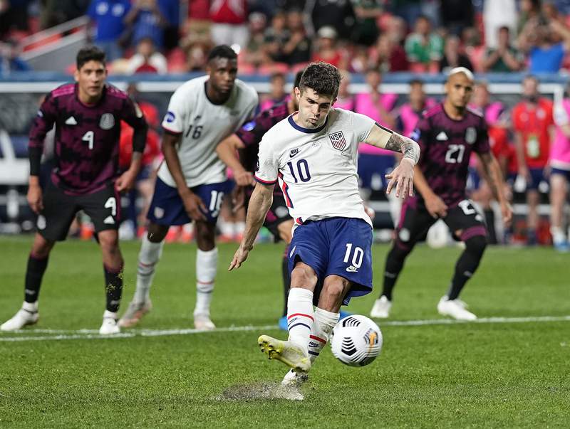 Pulisic scores in extra time, US beats Mexico 3-2
