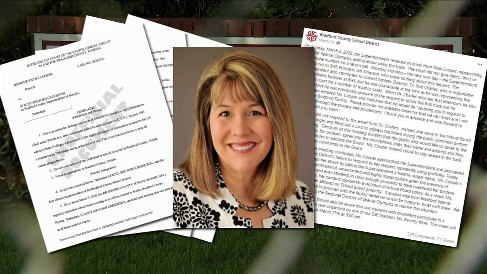 Bradford superintendent sued after conflict with Special Olympics organizer