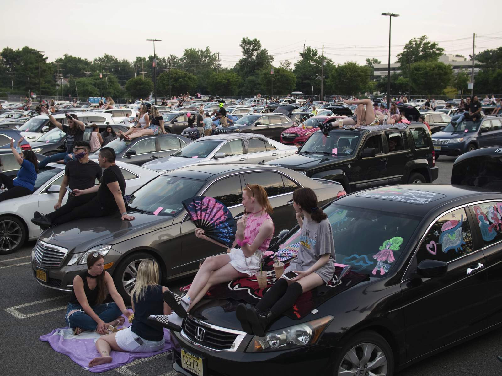 Now playing at the mall parking lot: movies, drag shows