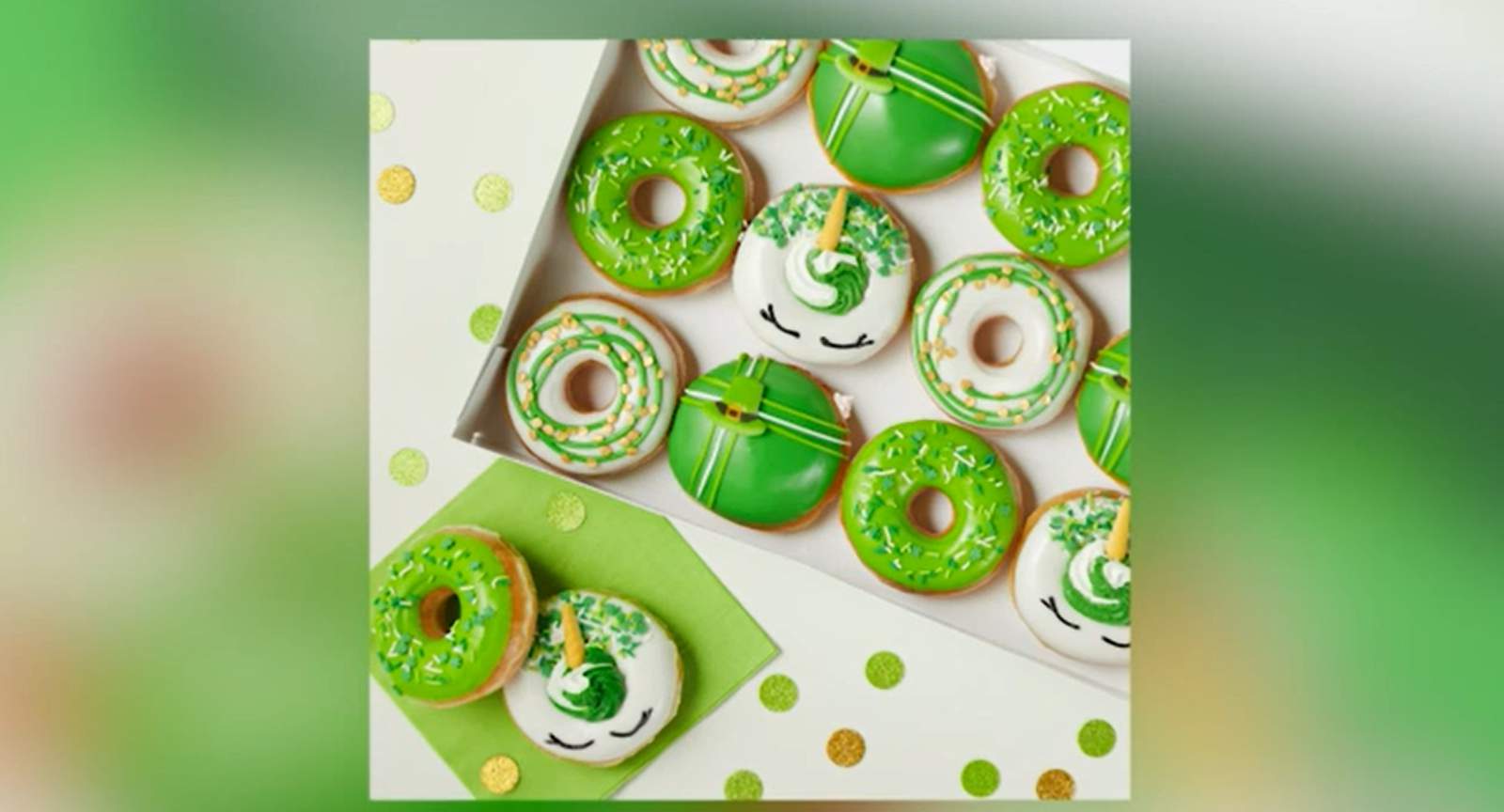 Krispy Kreme offering festive donuts through St. Patrick’s Day