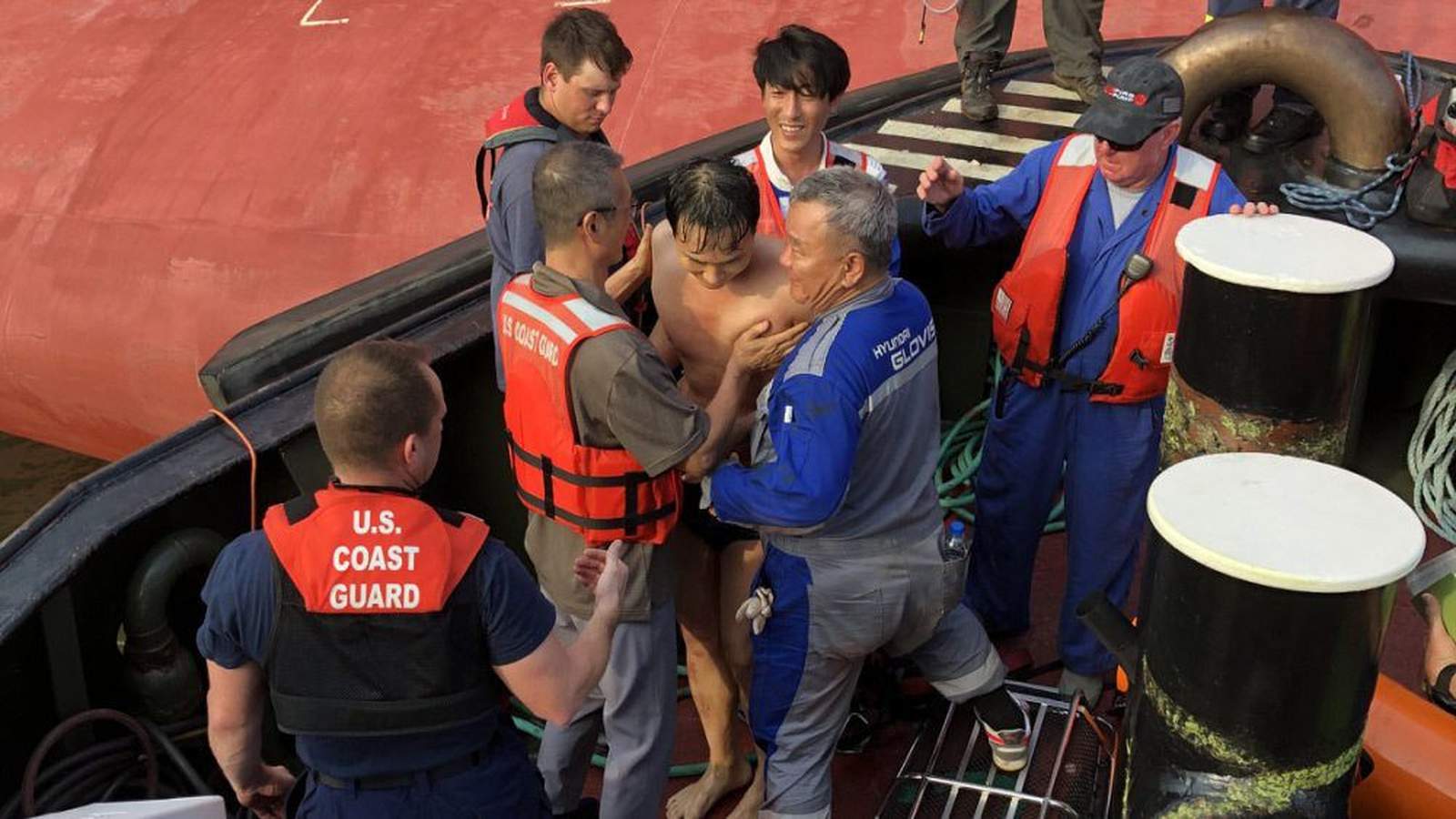 Rescued Golden Ray crew member, harbor pilot recount harrowing ordeal