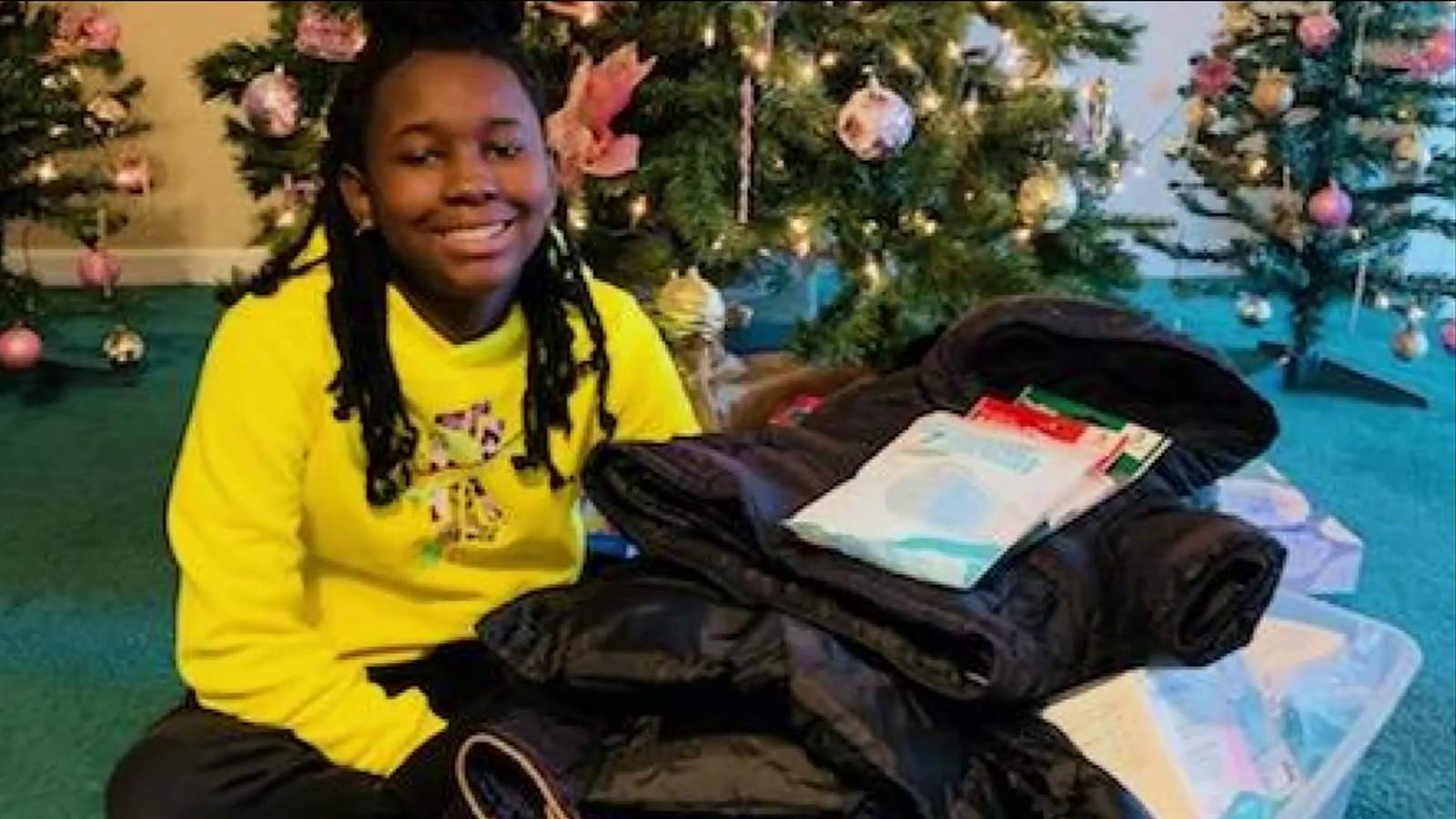 12-year-old Jacksonville girl collecting coats and masks to help those in need