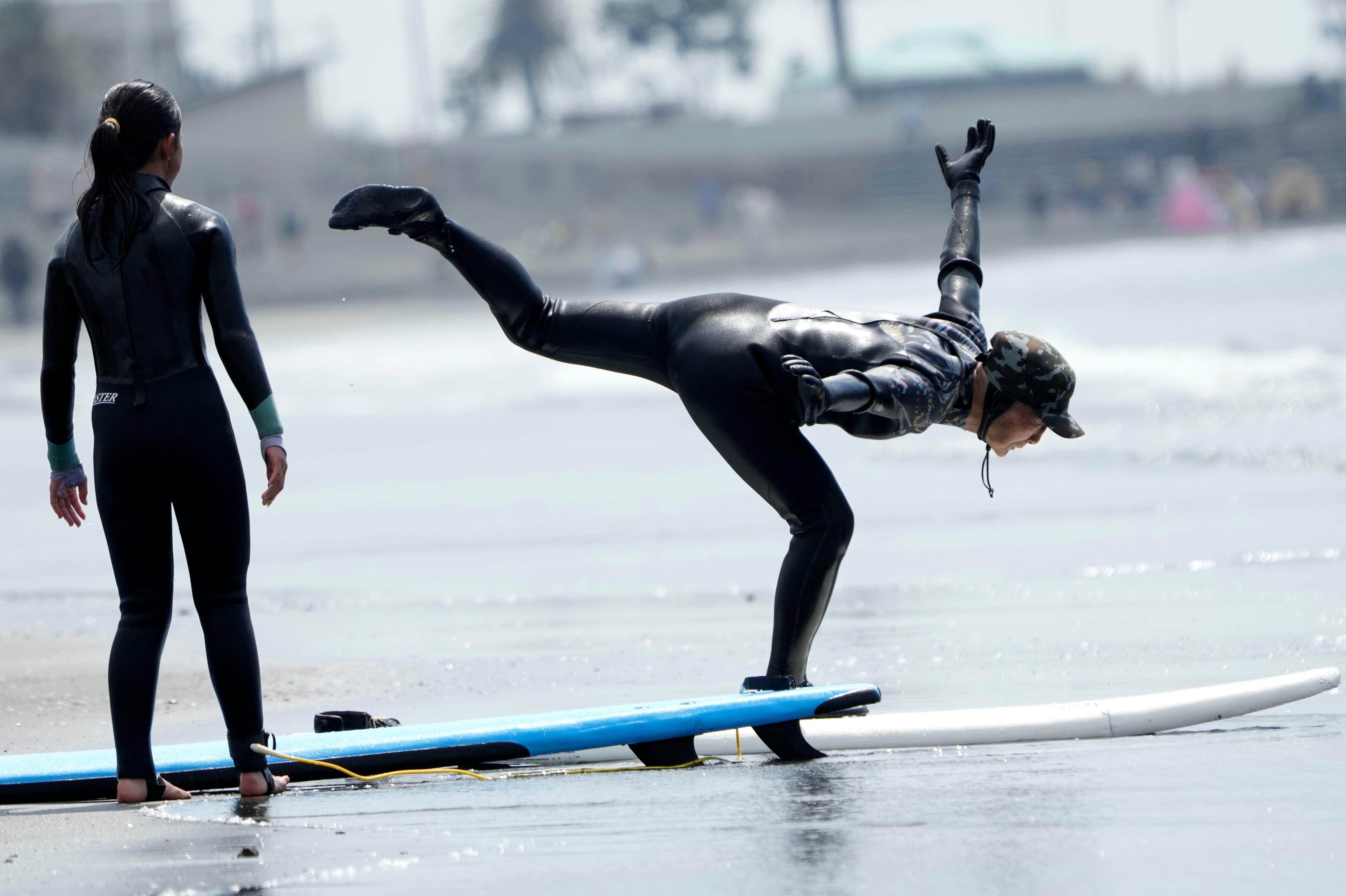 Surfing is life: Senior Japanese surfer inspires Fujisawa's surf culture by  catching waves at 90