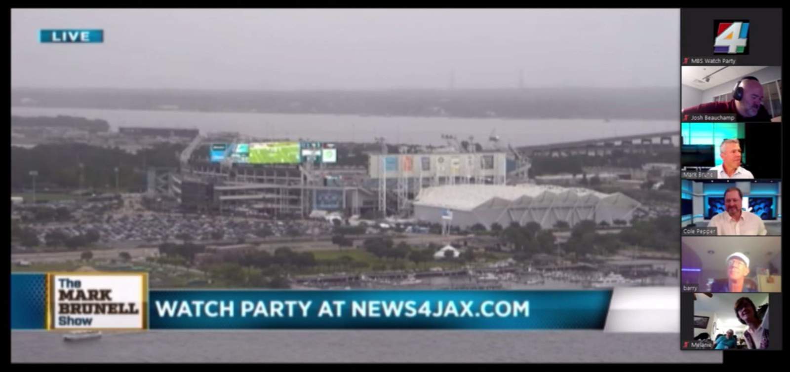Mark & Cole host Jaguars game watch party