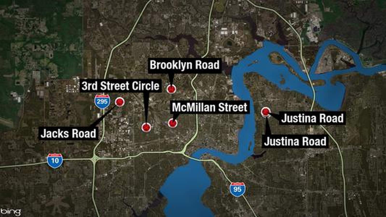 7 shot in 3-day span in violent weekend in Jacksonville