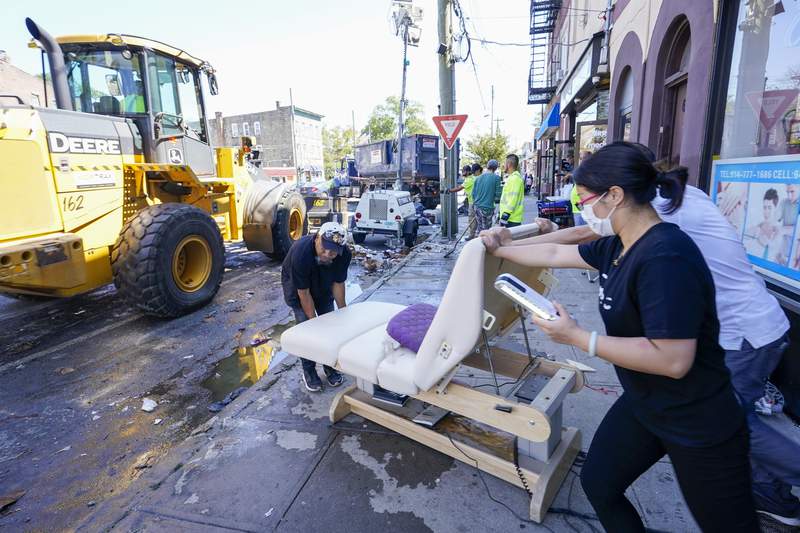 Northeast deals with muck, waterlogged homes in Ida cleanup