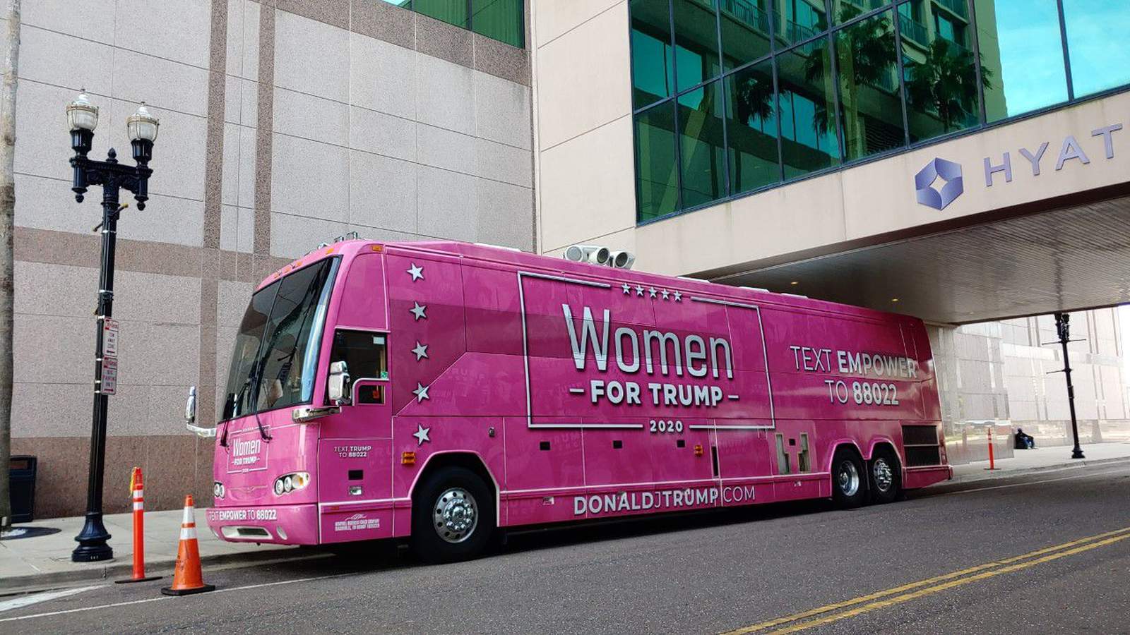 Women for Trump bus tour stops in Jacksonville