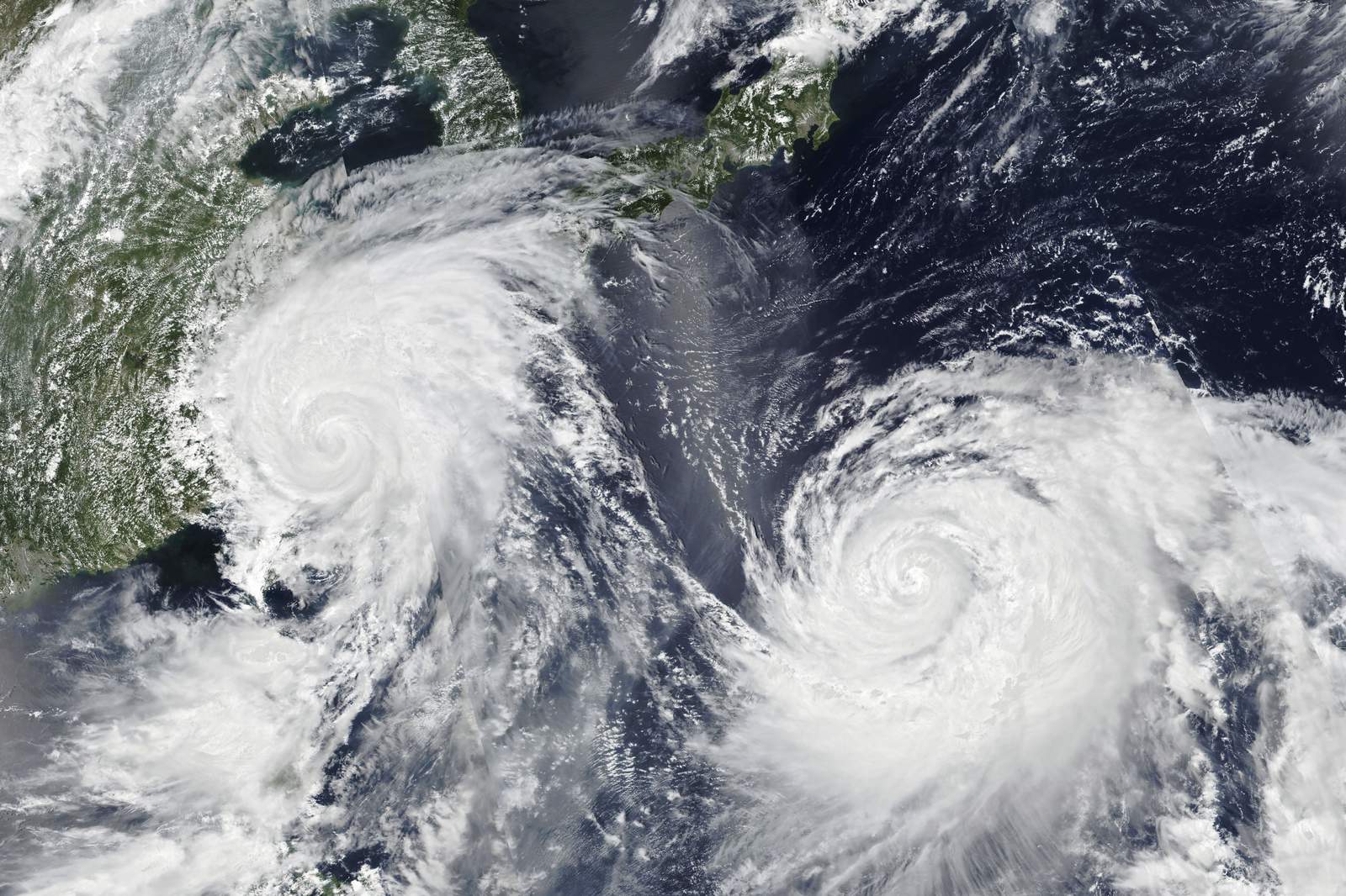 Tropical cyclones are nearing land more, except in Atlantic