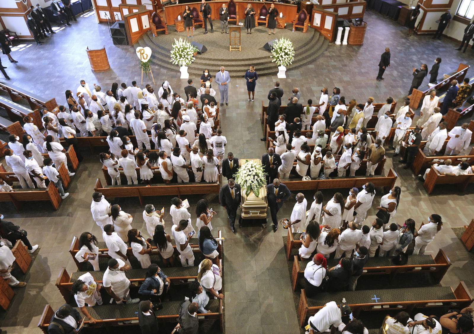 Crowds mourn Rayshard Brooks at storied Atlanta church