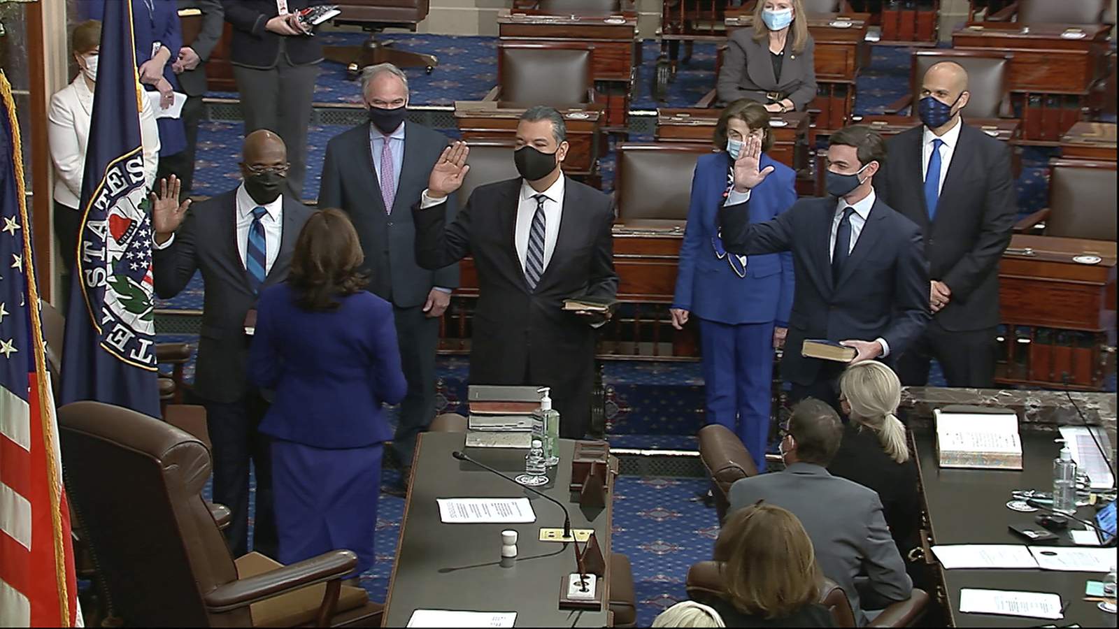 Georgia’s 2 new U.S. senators take oath, giving Democrats control of Congress