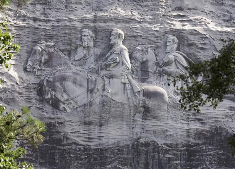 Georgia park with giant Confederate carving approves changes