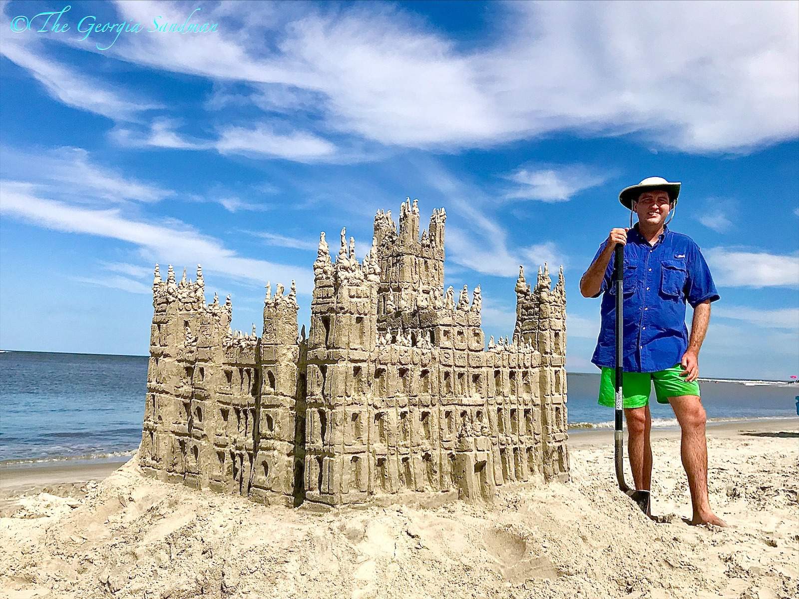 Georgia man builds incredible ‘Downton Abbey’ sandcastle