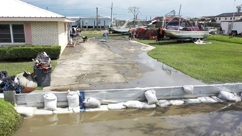 Louisiana man's personal levee no match for Ida's fury