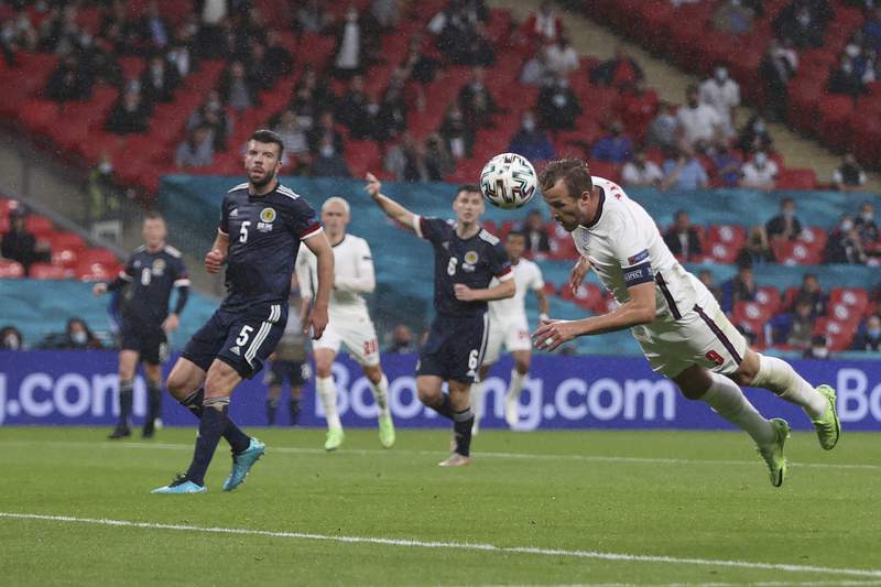 Kane struggles as England held 0-0 by Scotland at Euro 2020