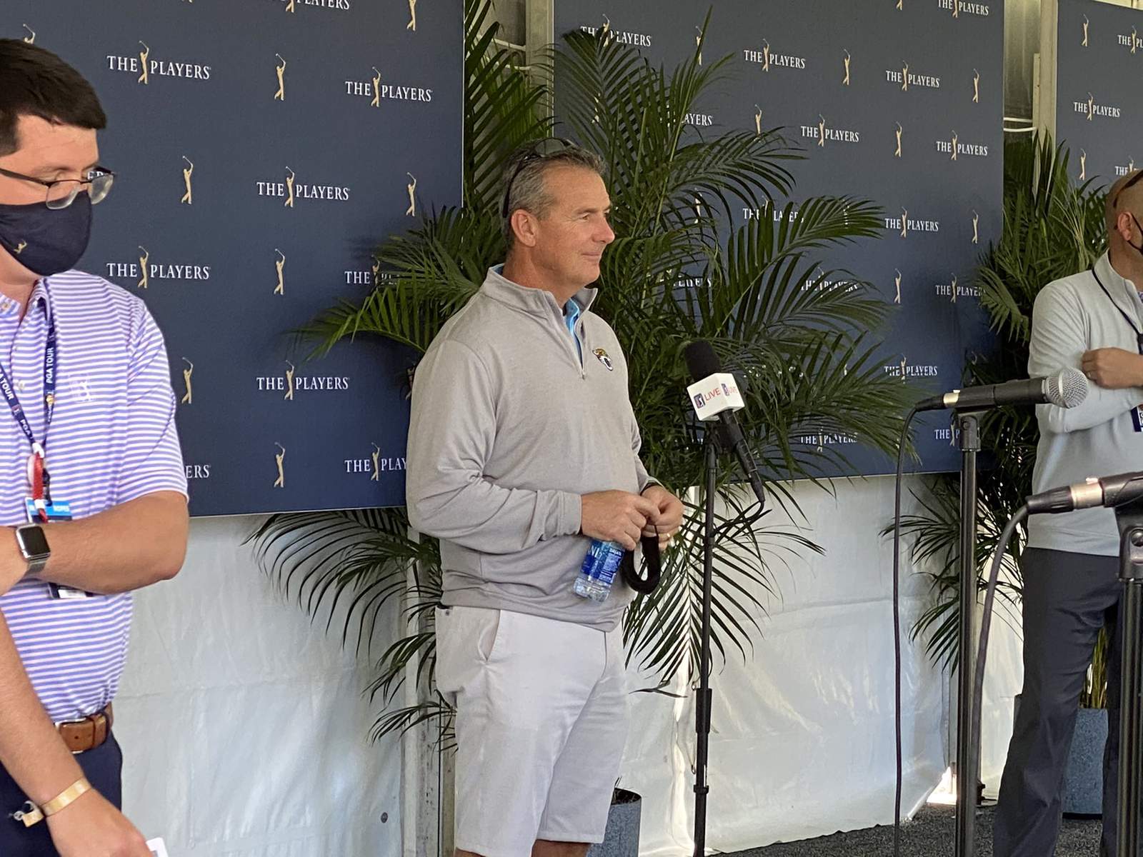 Urban Meyer catches Friday’s round at Players Championship