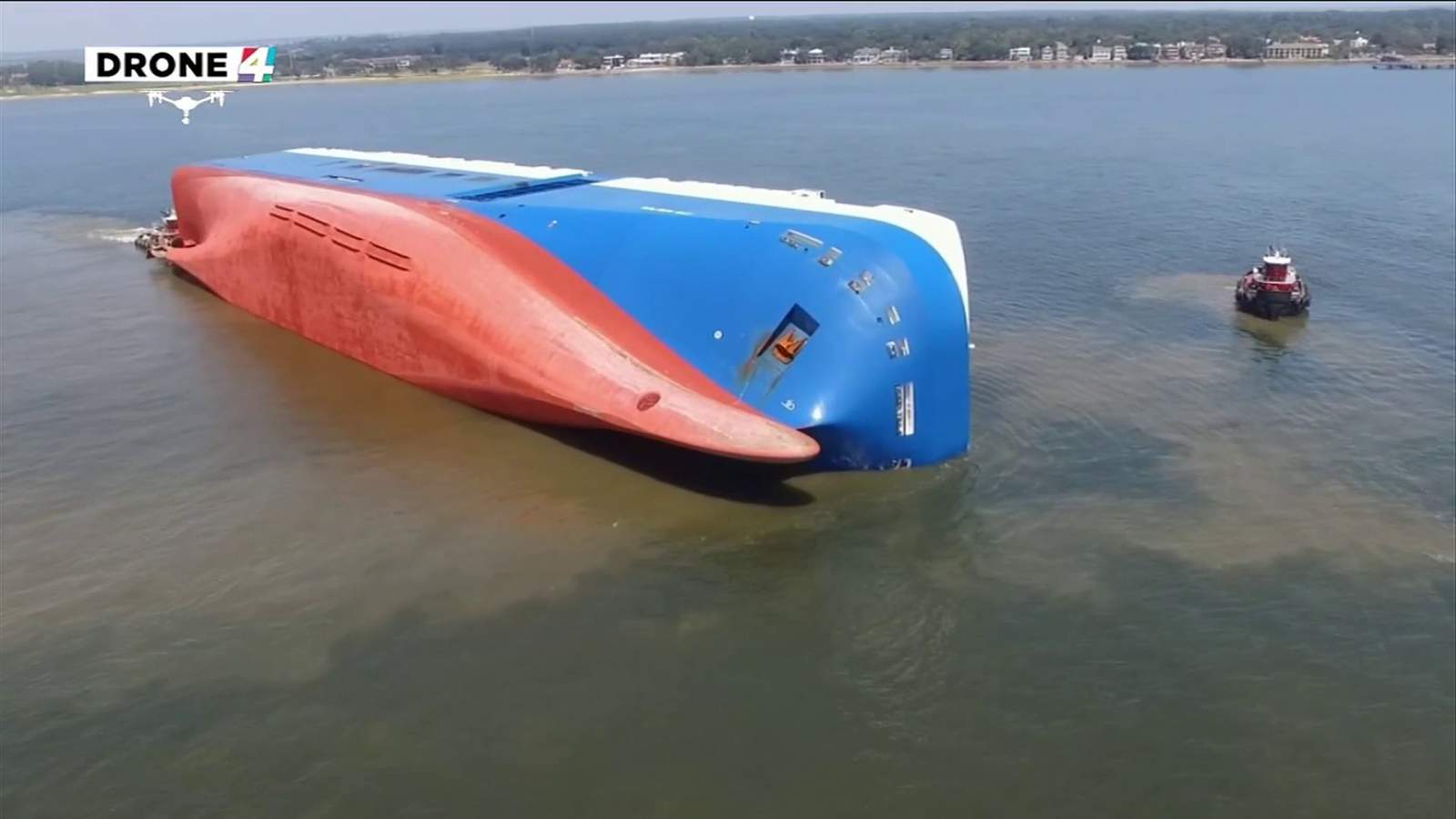 Expert: Loads left cargo ship unstable when it overturned