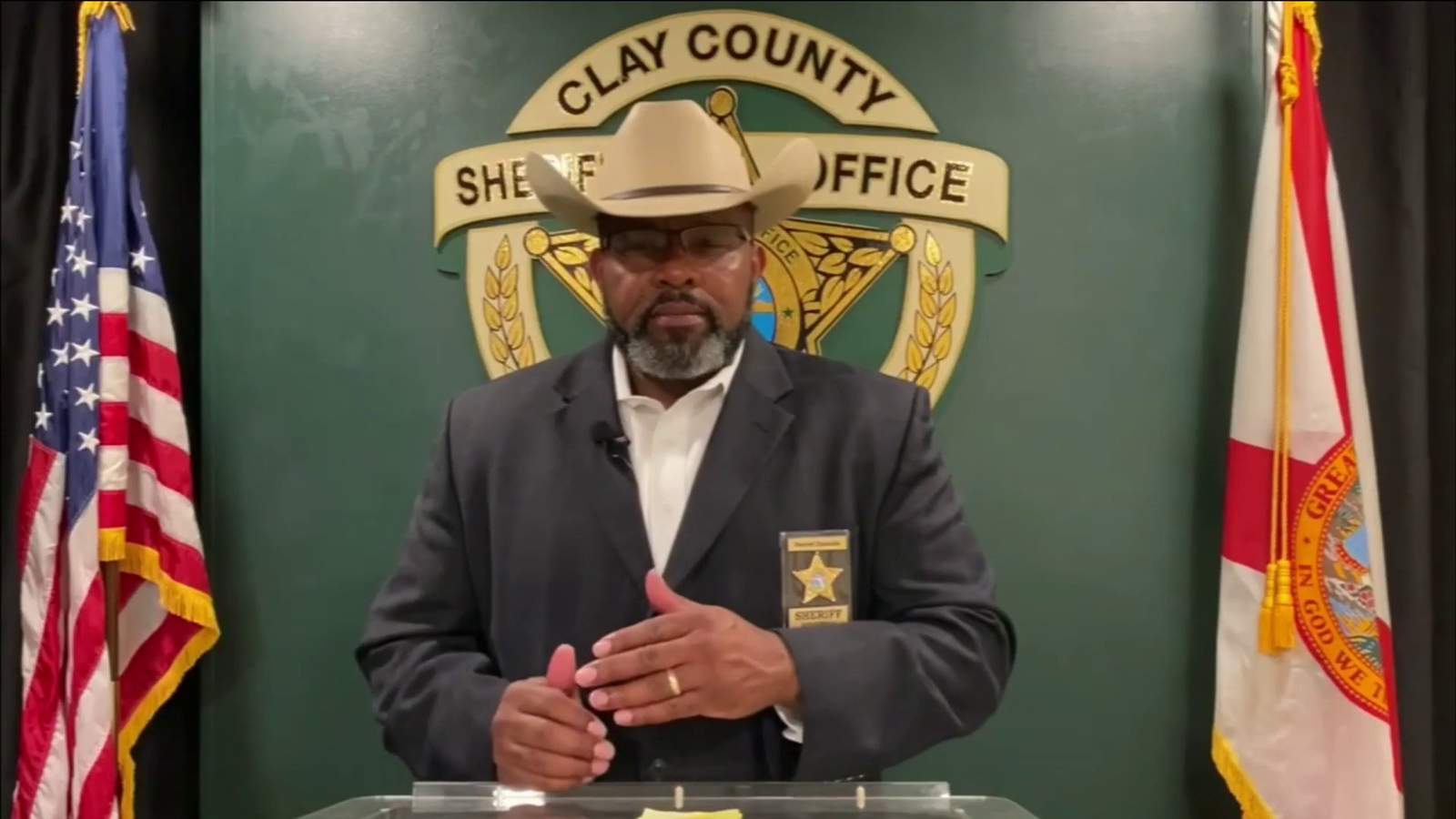 Suspended Clay County Sheriff Darryl Daniels pleads not guilty