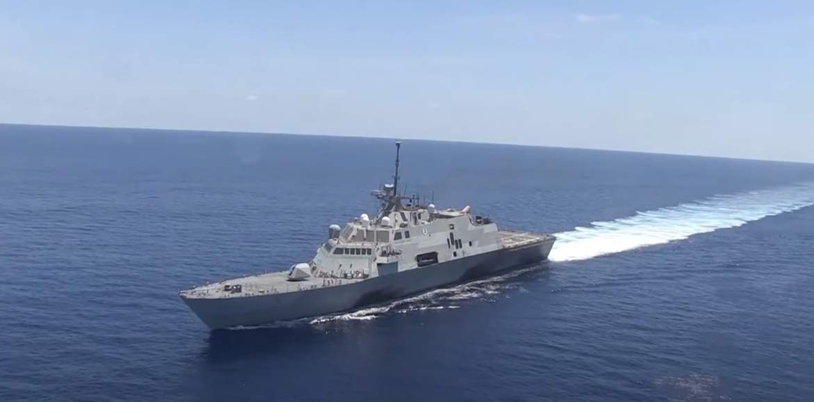 Littoral combat ship with open ocean capabilities arrives at Mayport Naval Station