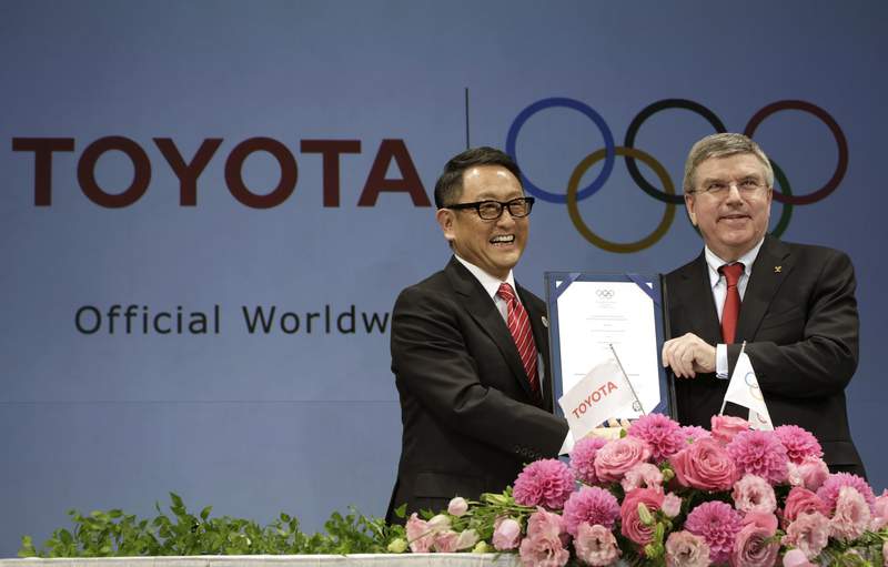 Olympic sponsor Toyota pulls Games-related TV ads in Japan