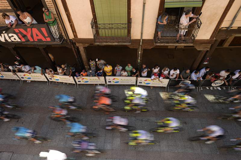 Caruso wins 9th Vuelta stage, Roglic keeps overall lead