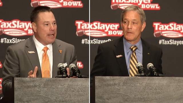 Coaches meet, preview TaxSlayer Bowl