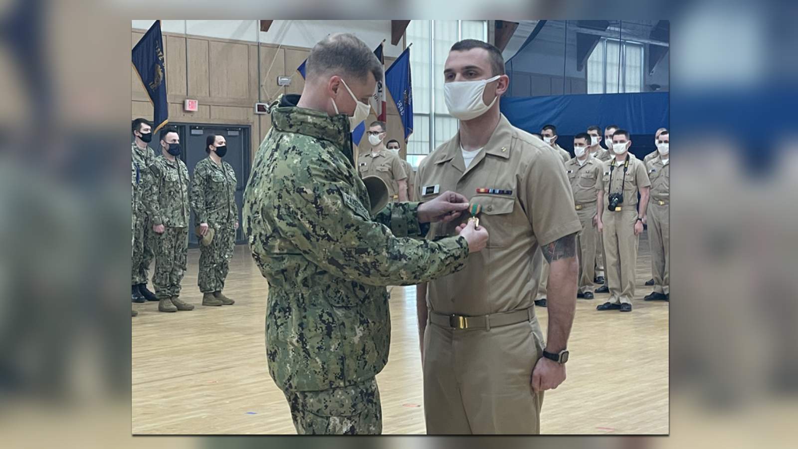 Jacksonville native awarded medal for saving choking classmate at Officer Candidate School
