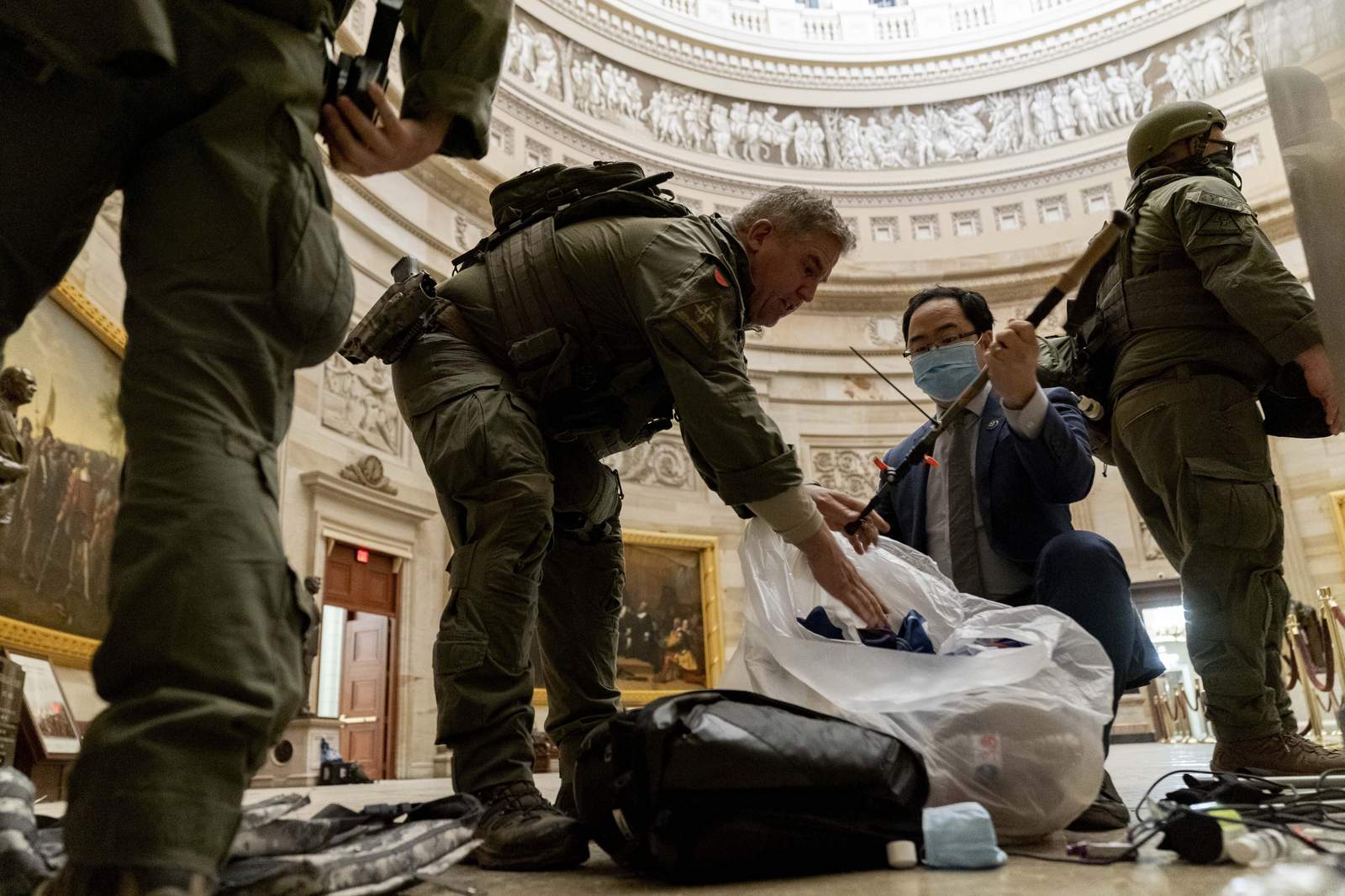 GALLERY: Rioters leave trail of damage throughout Capitol