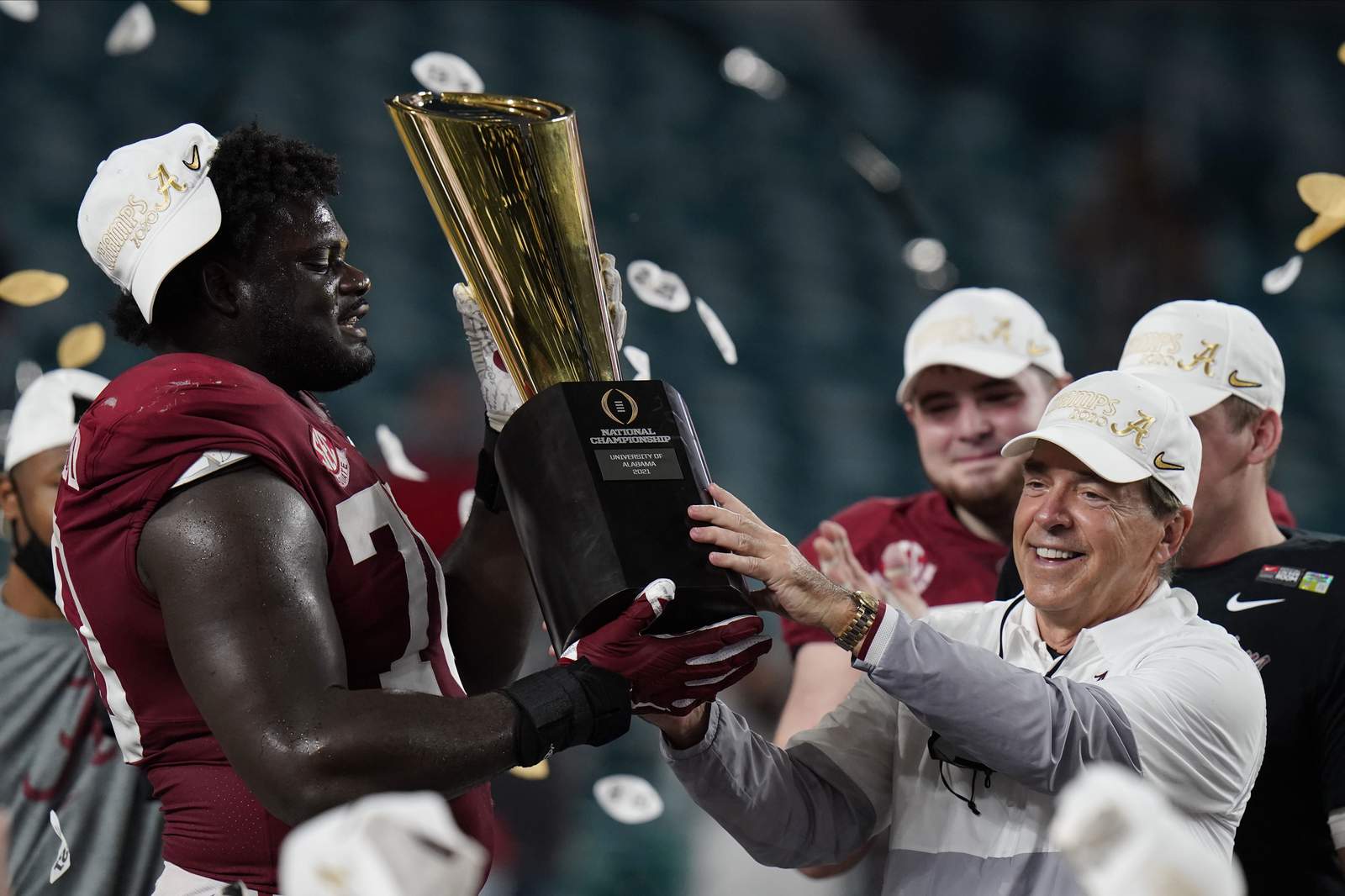 Perfect Alabama finishes No. 1 in AP Top 25 for 12th time