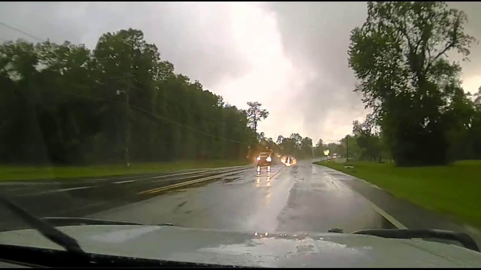 Dashcam video shows tornado touch down near Lake City