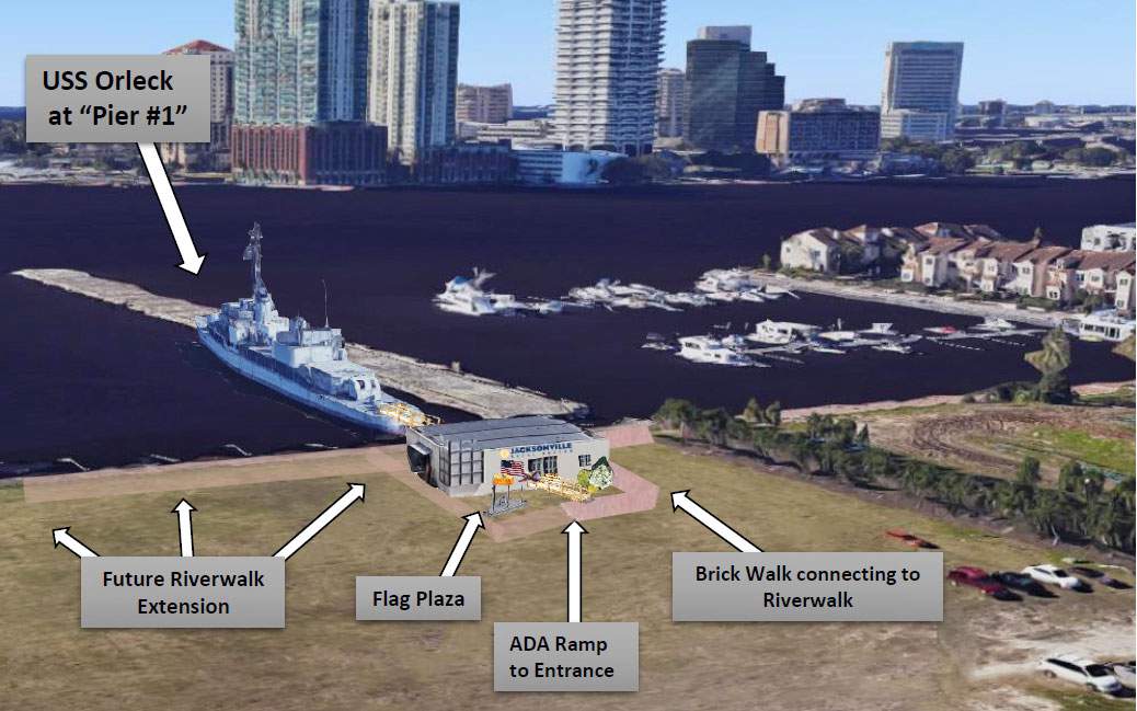 USS Orleck Naval Museum welcome center gets preliminary OK