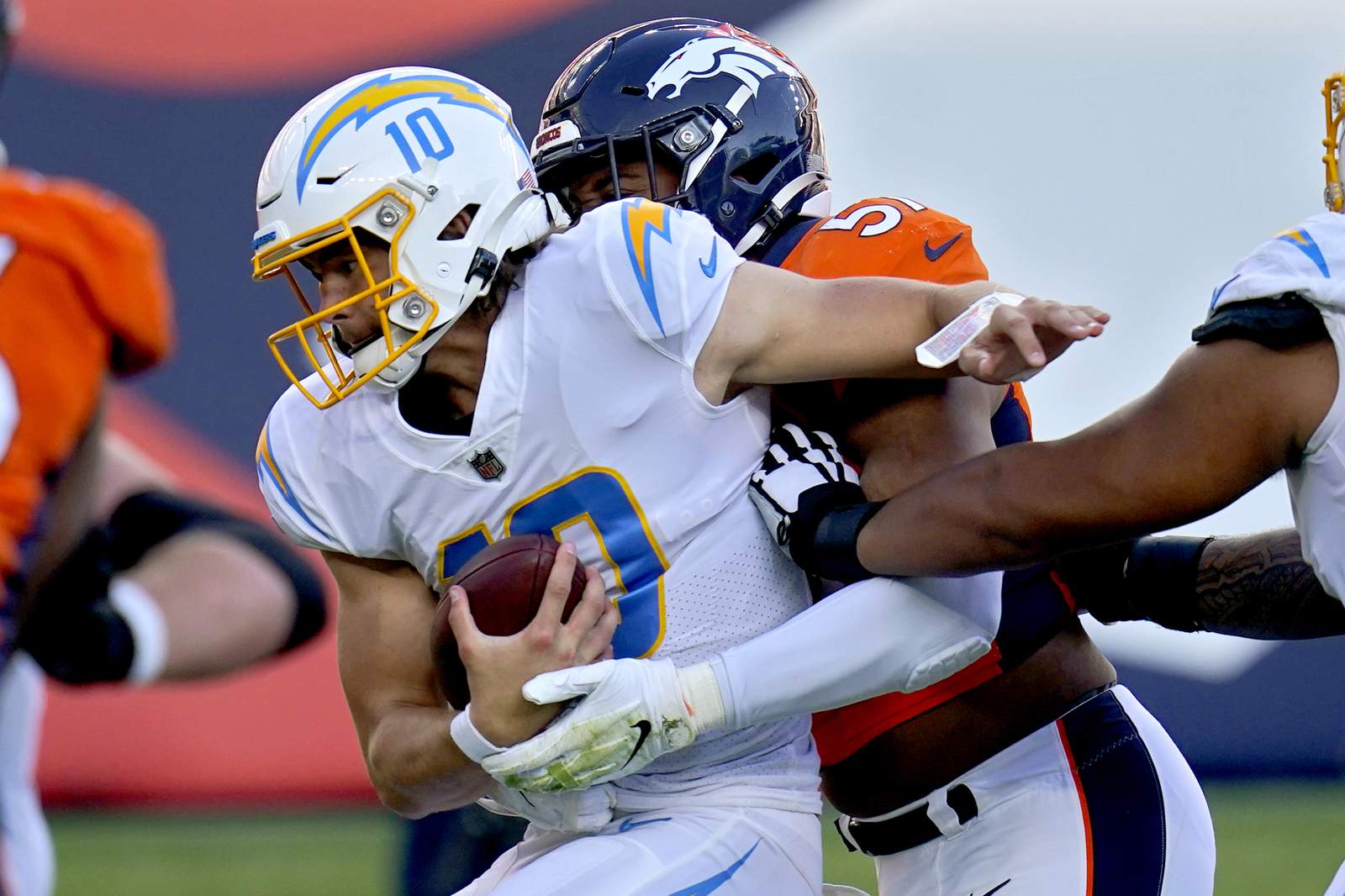 Chargers make blown leads an art form in season full of them