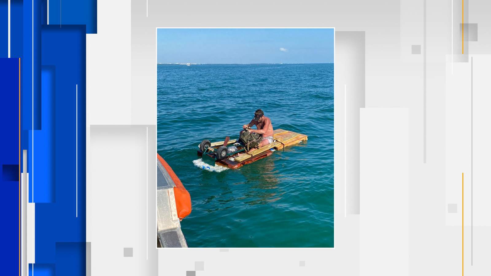 USCG: Man rescued from raft off Key West coast without food or water