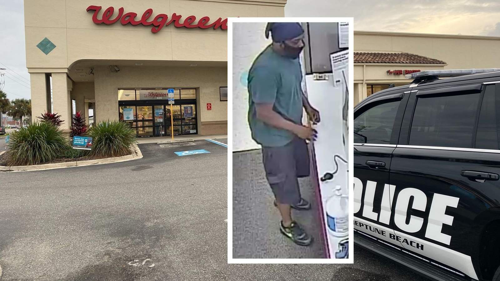 Neptune Beach police: 1 sought in Walgreens armed robbery