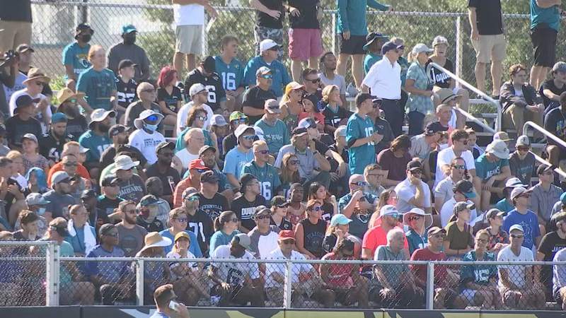 Excitement everywhere as Jaguars welcome fans back to practice