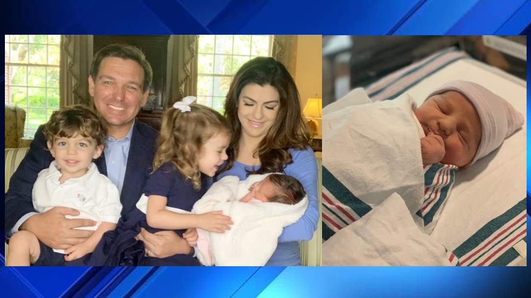 Governor DeSantis, wife welcome 3rd child to family
