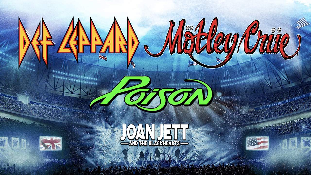Mötley Crüe, Def Leppard, Poison and Joan Jett coming to Jacksonville