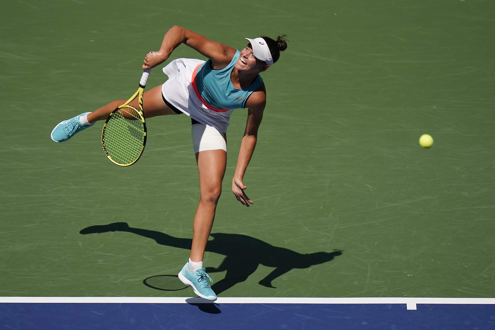 The Latest: American Brady advances to US Open semifinals
