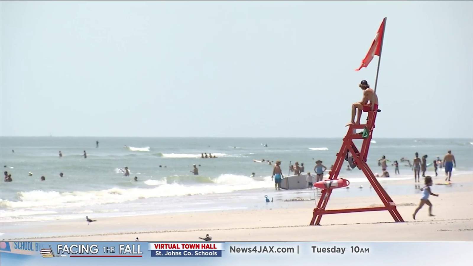 Mayors of Jacksonville’s beaches urge visitors to use caution as Isaias nears