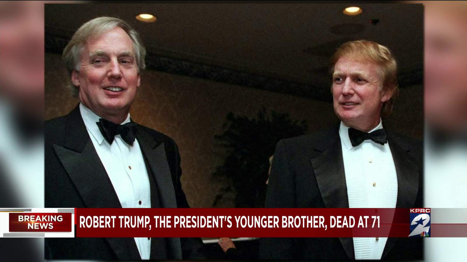Robert Trump, the presidents younger brother, dead at 71