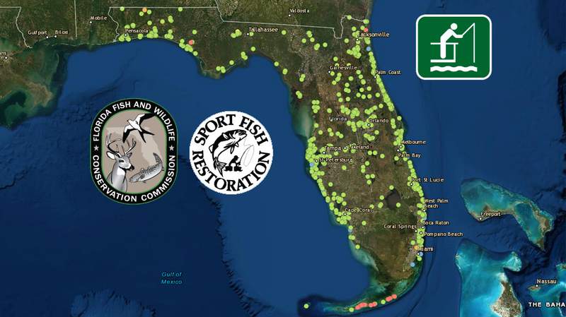 FWC launches Florida fishing pier finder