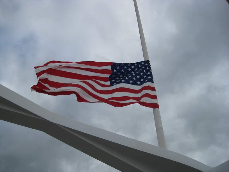 Flag at City Hall lowered in honor of former St. Augustine Mayor George Gardner