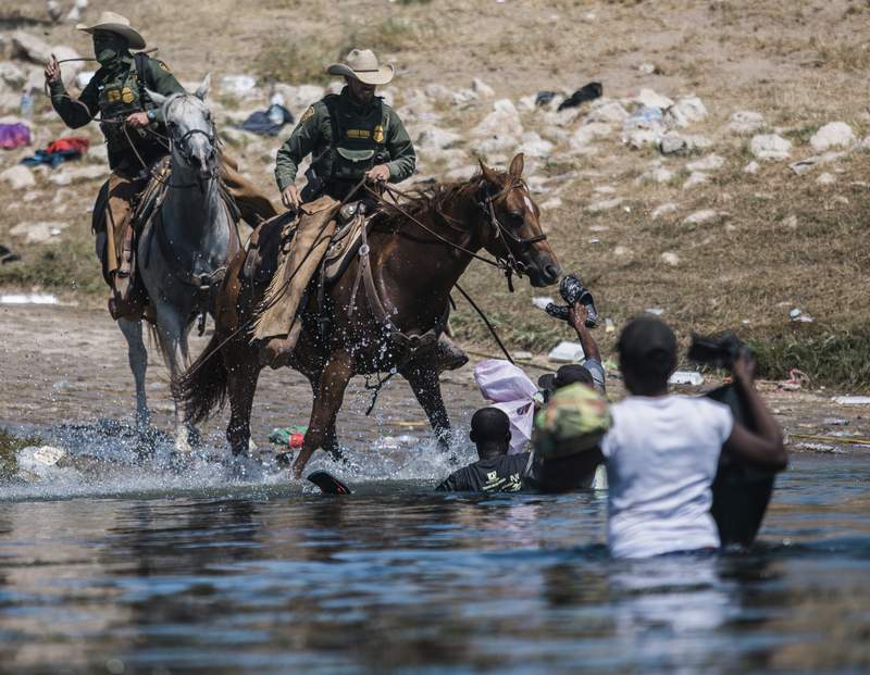Trust Index: Border Patrol agents on horseback did not use whips when confronting migrants