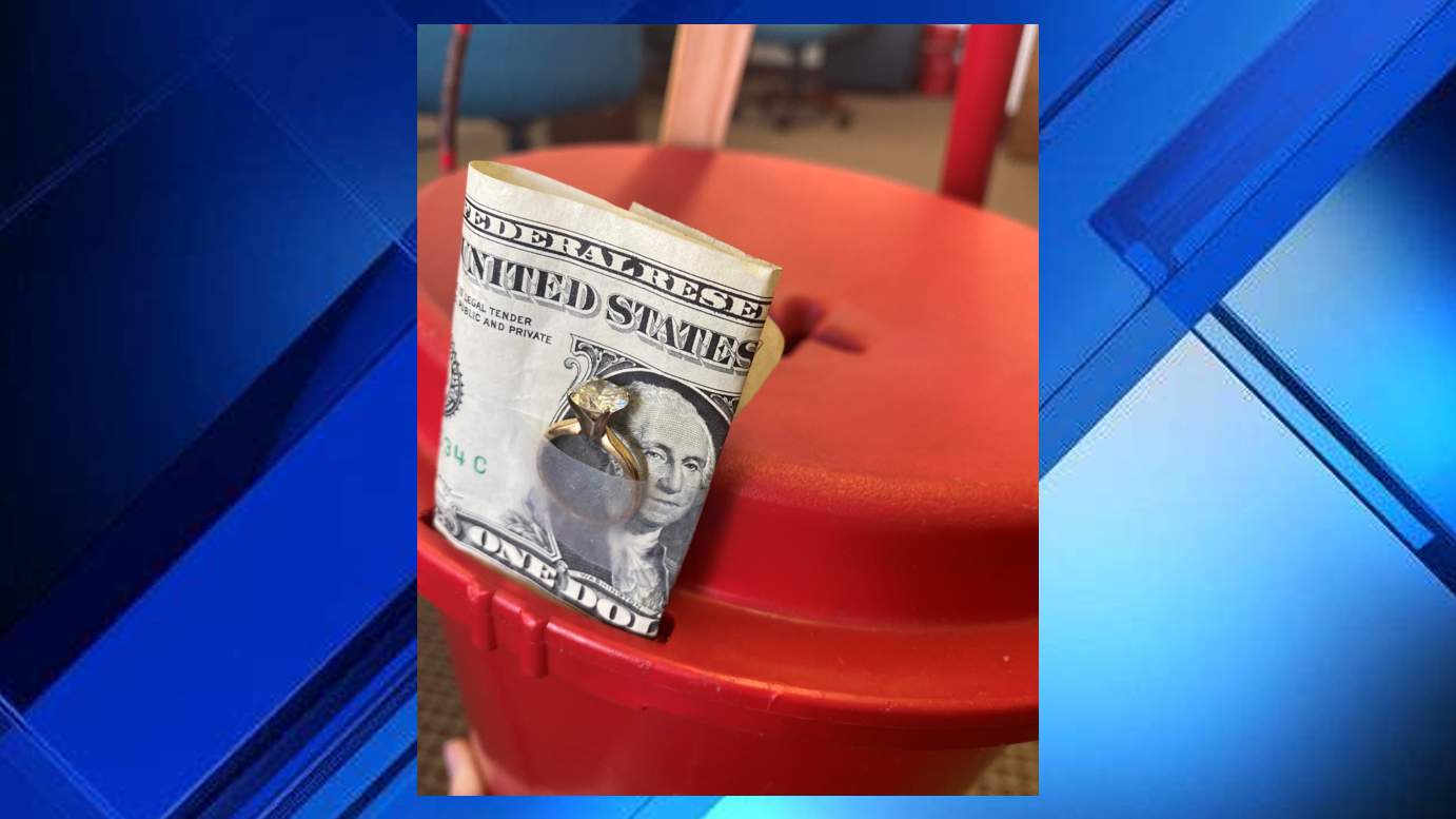 Diamond engagement ring dropped in Salvation Army red kettle in Jacksonville