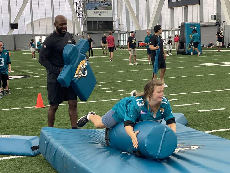 ‘This is their day’: Jaguars treat Special Olympians to unforgettable time