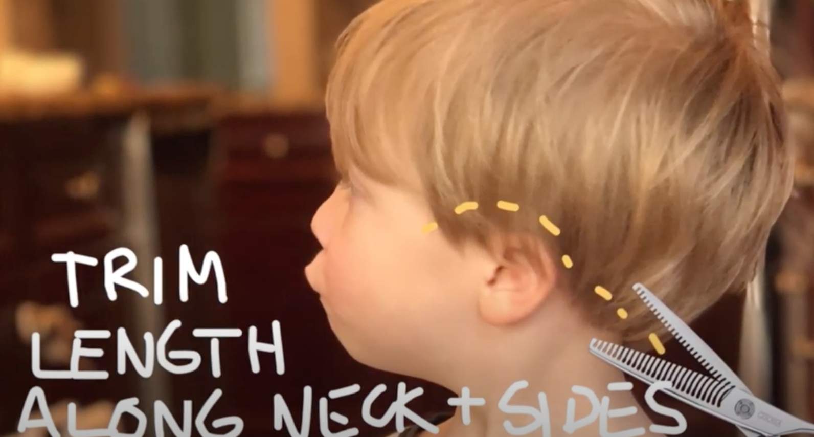 How to cut your son’s hair at home -- for blondes, it’s a little different