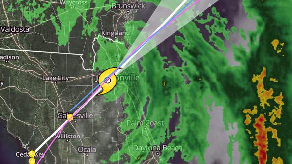 Tropical storms warnings dropped as Eta passed over Jacksonville