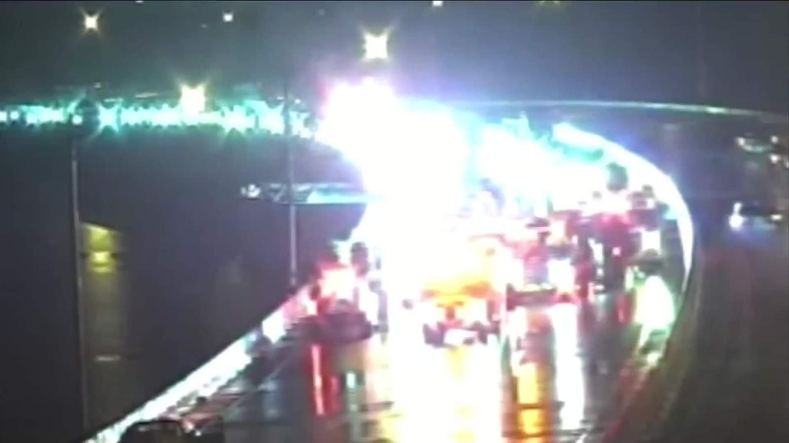 City Councilman: ‘Ball of sparks’ as car careens off Dames Point Bridge