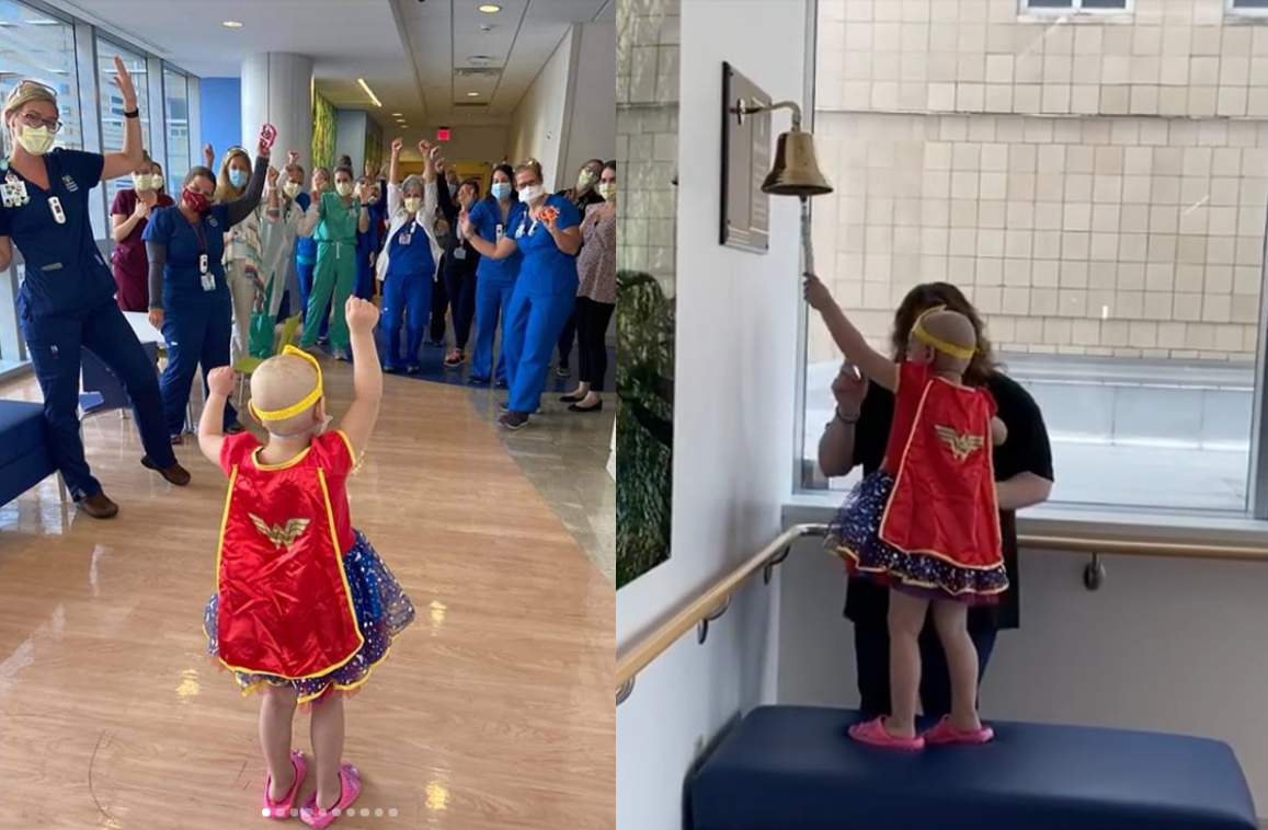 4-year-old celebrates last chemo treatment at Wolfson Children’s Hospital